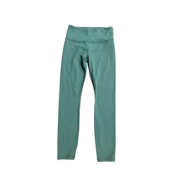 Athleta Pants - Athleta Elation‎ High Rise Powervita 7/8 Green Performance Leggings XS